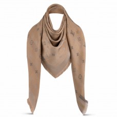 Louis Vuitton Beige So Shine Monogram Shawl M76337