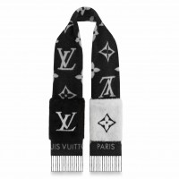 Louis Vuitton Black Cold Reykjavik Scarf M74353