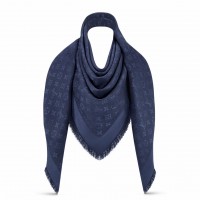 Louis Vuitton Blue Monogram Shawl M72412