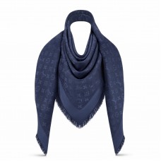Louis Vuitton Blue Monogram Shawl M72412 Louis Vuitton Blue Monogram Shawl M72412
