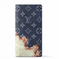 Louis Vuitton Brazza Wallet in Monogram Bleach Canvas M82826