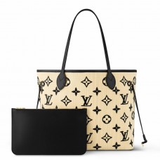 Louis Vuitton By The Pool Neverfull MM Bag in Cotton M22838 Louis Vuitton By The Pool Neverfull MM Bag in Cotton M22838