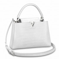 Louis Vuitton Capucines BB Bag In Crocodile-embossed Leather N93691