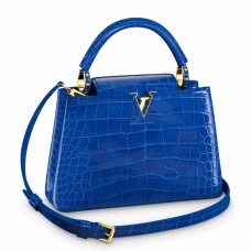 Louis Vuitton Capucines BB Bag In Crocodile-embossed Leather N95775
