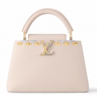 Louis Vuitton Capucines BB Bag in Quartz Taurillon Leather M11964