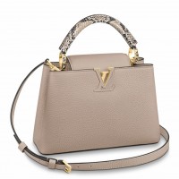 Louis Vuitton Capucines BB Bag with Python Leather Handle N92041 Louis Vuitton Capucines BB Bag with Python Leather Handle N92041