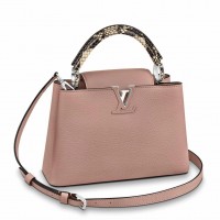 Louis Vuitton Capucines BB Bag with Python Leather Handle N92042 Louis Vuitton Capucines BB Bag with Python Leather Handle N92042