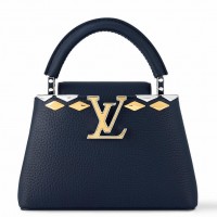 Louis Vuitton Capucines Mini Bag with Malletage Signature M12751