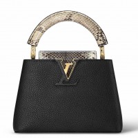 Louis Vuitton Capucines Mini Bag with Python Leather N96467