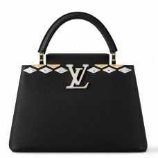 Louis Vuitton Capucines MM Bag with Malletage Signature M12135
