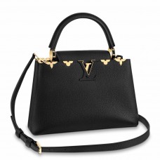Louis Vuitton Capucines MM Bag with Metallic Monogram Flowers M54663
