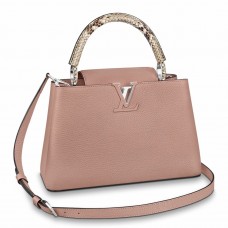 Louis Vuitton Capucines MM Bag with Python Leather Handle N92801