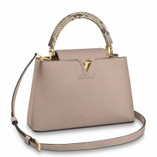 Louis Vuitton Capucines MM Bag with Python Leather Handle N92802