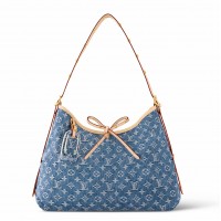 Louis Vuitton CarryAll MM Bag In Monogram Denim M46855