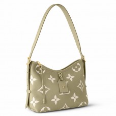 Louis Vuitton CarryAll PM Bag In Monogram Empreinte Leather M46672 Louis Vuitton CarryAll PM Bag In Monogram Empreinte Leather M46672