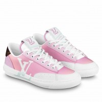 Louis Vuitton Charlie Sneakers In Pink Gradient Leather Louis Vuitton Charlie Sneakers In Pink Gradient Leather
