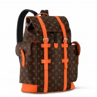 Louis Vuitton Christopher MM Backpack in Monogram Macassar Canvas M46814