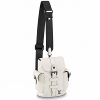 Louis Vuitton Christopher XS Bag In White Leather M58493 Louis Vuitton Christopher XS Bag In White Leather M58493