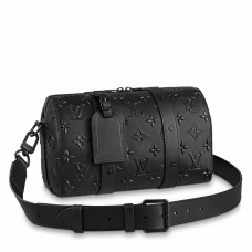 Louis Vuitton City Keepall Bag In Monogram Seal Leather M57955 Louis Vuitton City Keepall Bag In Monogram Seal Leather M57955
