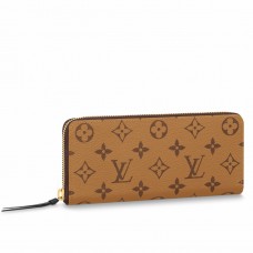 Louis Vuitton Clemence Wallet In Monogram Reverse Canvas M82336