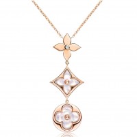 Louis Vuitton Color Blossom Lariat Necklace Q94262 Louis Vuitton Color Blossom Lariat Necklace Q94262