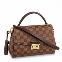Louis Vuitton Croisette Bag In Damier Ebene Canvas N53000 Louis Vuitton Croisette Bag In Damier Ebene Canvas N53000