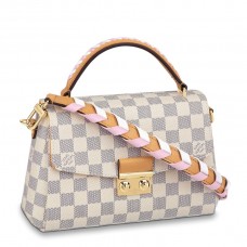 Louis Vuitton Damier Azur Croisette Bag With Braided Strap N50053 Louis Vuitton Damier Azur Croisette Bag With Braided Strap N50053