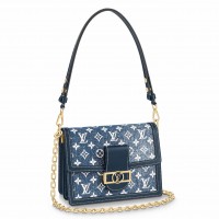 Louis Vuitton Dauphine MM Bag In Monogram Denim M59631