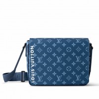 Louis Vuitton District PM Bag in Blue Monogram Canvas M23785