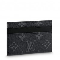 Louis Vuitton Double Card Holder In Monogram Eclipse Canvas M62170 Louis Vuitton Double Card Holder In Monogram Eclipse Canvas M62170