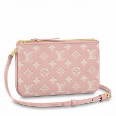 Louis Vuitton Double Zip Pochette In Monogram Empreinte Leather M81429