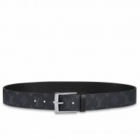 Louis Vuitton Downtown 40mm Belt In Monogram Eclipse Canvas M0375V Louis Vuitton Downtown 40mm Belt In Monogram Eclipse Canvas M0375V