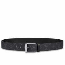 Louis Vuitton Downtown 40mm Belt In Monogram Eclipse Canvas M0375V Louis Vuitton Downtown 40mm Belt In Monogram Eclipse Canvas M0375V