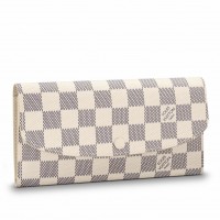 Louis Vuitton Emilie Wallet In Damier Azur Canvas N63546 Louis Vuitton Emilie Wallet In Damier Azur Canvas N63546