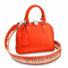 Louis Vuitton Epi Alma BB Bag With Jacquard Strap M57429 Louis Vuitton Epi Alma BB Bag With Jacquard Strap M57429