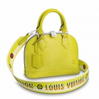 Louis Vuitton Epi Alma BB Bag With Jacquard Strap M57446 Louis Vuitton Epi Alma BB Bag With Jacquard Strap M57446