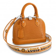 Louis Vuitton Epi Alma BB Bag With Jacquard Strap M57540