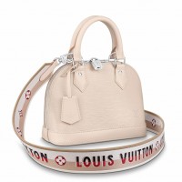 Louis Vuitton Epi Alma BB Bag With Jacquard Strap M58706 Louis Vuitton Epi Alma BB Bag With Jacquard Strap M58706