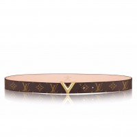 Louis Vuitton Essential V 30MM Belt In Monogram Canvas M9019W