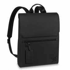 Louis Vuitton Fastline Backpack In Black LV Aerogram Leather Louis Vuitton Fastline Backpack In Black LV Aerogram Leather
