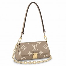 Louis Vuitton Favorite Bag In Bicolor Monogram Empreinte Leather M45836
