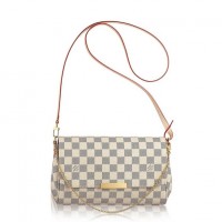 Louis Vuitton Favorite PM Bag In Damier Azur Canvas N41277