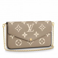 Louis Vuitton Felicie Pochette In Bicolor Monogram Empreinte Leather M69977