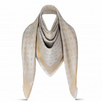 Louis Vuitton Greige Monogram Shawl M75121 Louis Vuitton Greige Monogram Shawl M75121