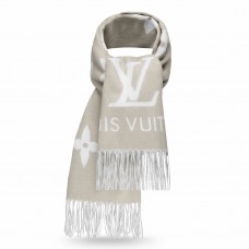 Louis Vuitton Greige Reykjavik Scarf M70462 Louis Vuitton Greige Reykjavik Scarf M70462