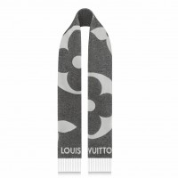 Louis Vuitton Grey Ultimate Shine Scarf M78120 Louis Vuitton Grey Ultimate Shine Scarf M78120