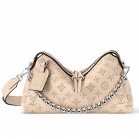 Louis Vuitton Hand It All PM Bag in Cream Mahina Leather M24114 Louis Vuitton Hand It All PM Bag in Cream Mahina Leather M24114