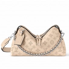 Louis Vuitton Hand It All PM Bag in Cream Mahina Leather M24114