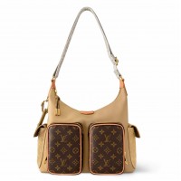 Louis Vuitton Hobo Cargo Bag in Grained Leather M12697 Louis Vuitton Hobo Cargo Bag in Grained Leather M12697