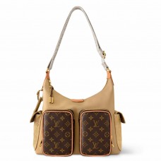 Louis Vuitton Hobo Cargo Bag in Grained Leather M12697